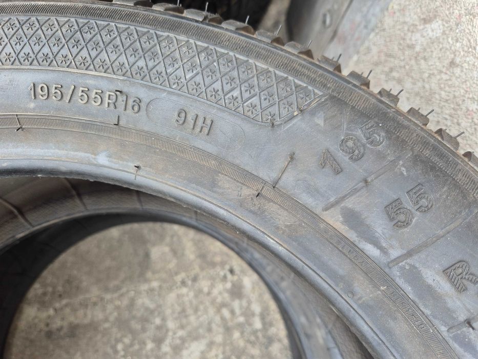 2 Anvelope M+S IARNA - 195/55/16 91H - KLEBER - NOU - DOT 2019 !