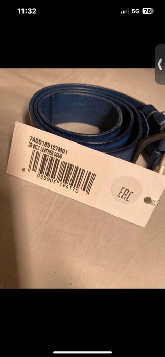 Bikkembergs колан от телешка кожа