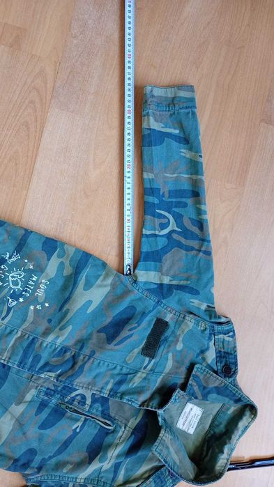 jacheta  denim, unisex, 10-12 ani