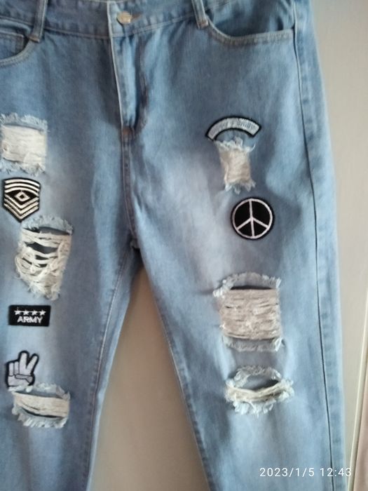 Дънки сини унисекс