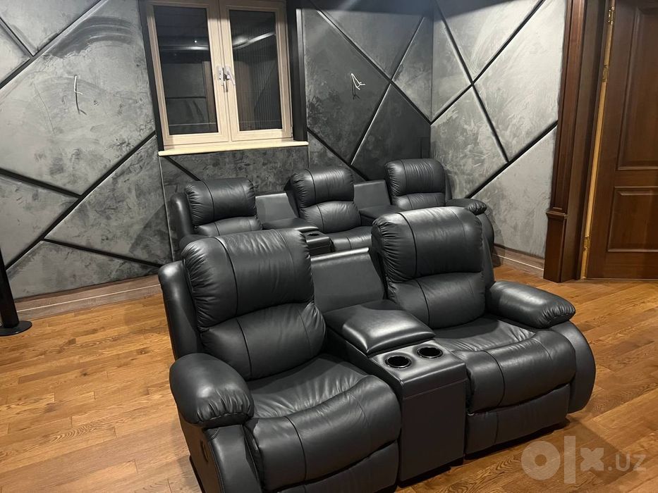Uy kinoteatri uchun mo‘ljallangan premium reklayner kreslolar komplekt