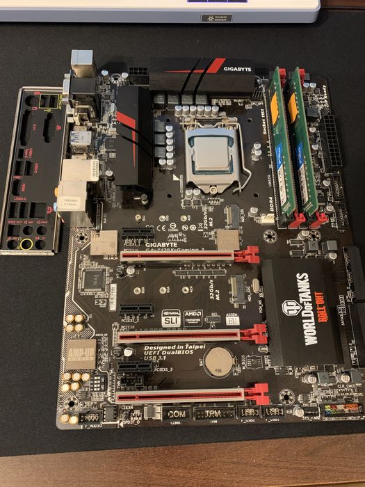 Kit i7 6700k + gigabyte z170x gaming 3 + 2x8 16 gb ddr4