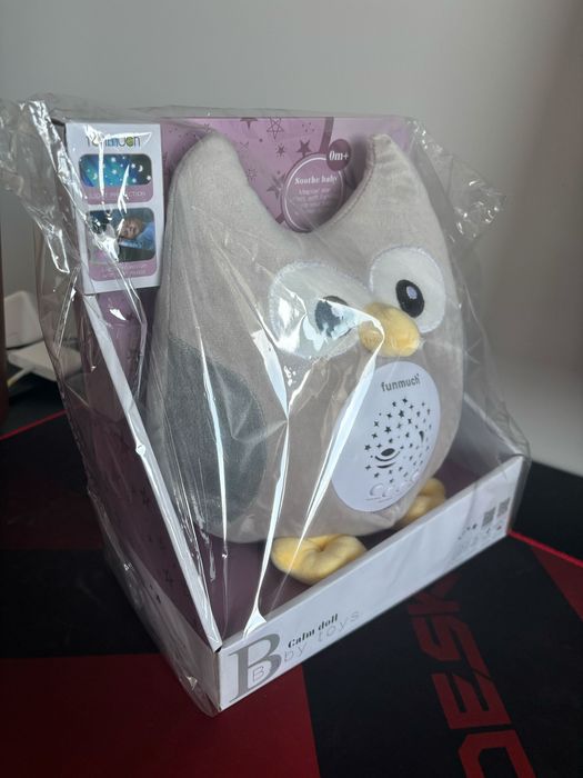 Бухалче за заспиване със звук и светлина за бебета - 0 месеца