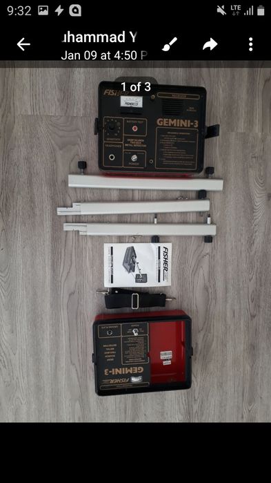 Metal detektor Gemini 3