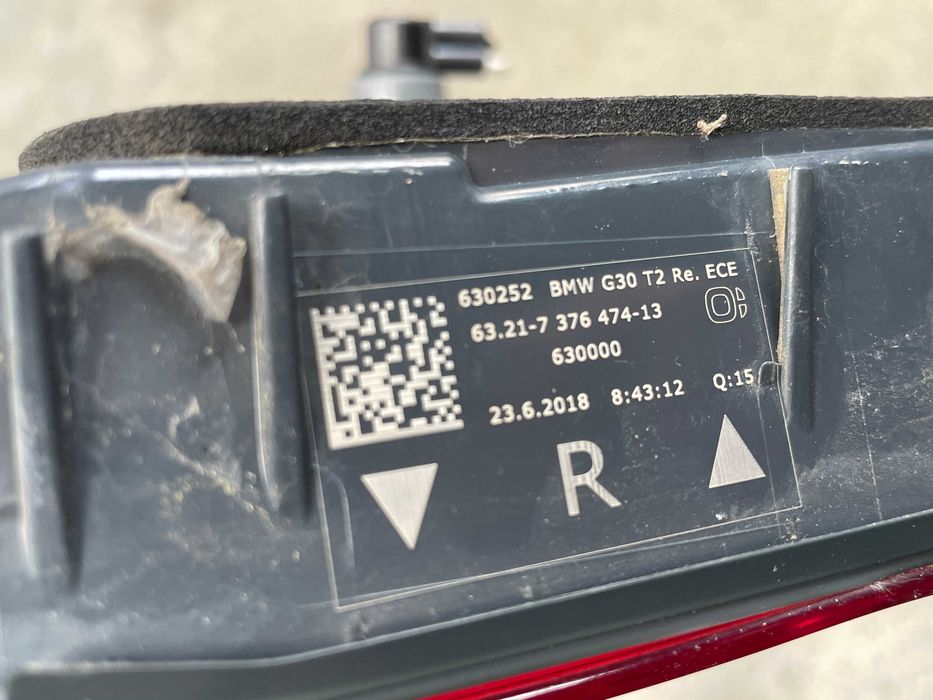 Stop haion dreapta Bmw seria 5 G30 non facelift cod 7376474
