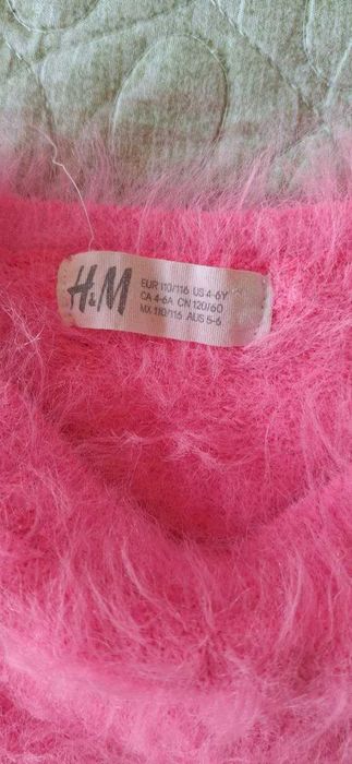 H&M Кофта пушистая, размер 110-116.