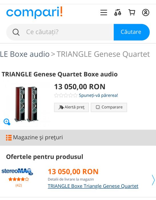 Boxe Triangle Quartet Genese High End