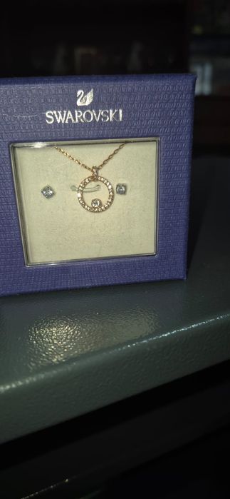 Swaroski ,lănțișor + cercei