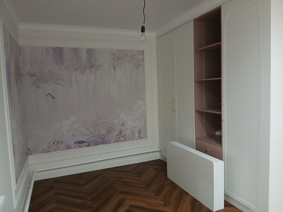 Поклейка обоев качественно