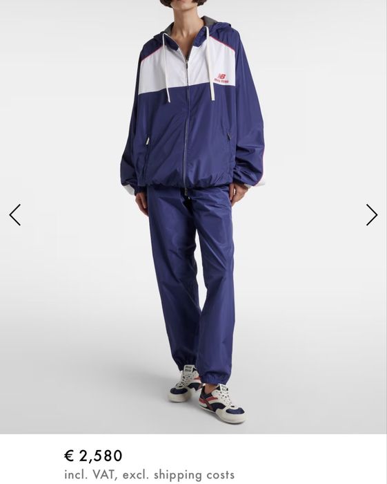 Горнище с качулка Miu Miu New Balance