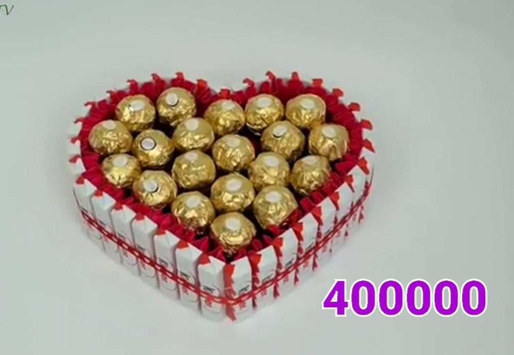 Шоколадные подарки для любимых 14 февраля