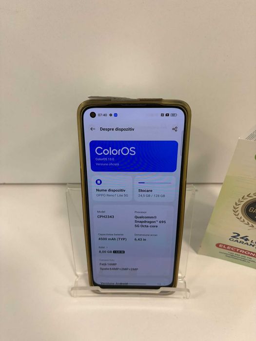 Telefon Oppo Reno 7 Lite 128GB (Ag1 Alexandru B53170) Garantie 2 ani!