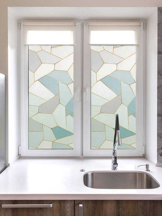 3D декоративные наклейки на окна с Америки. размер 100*45