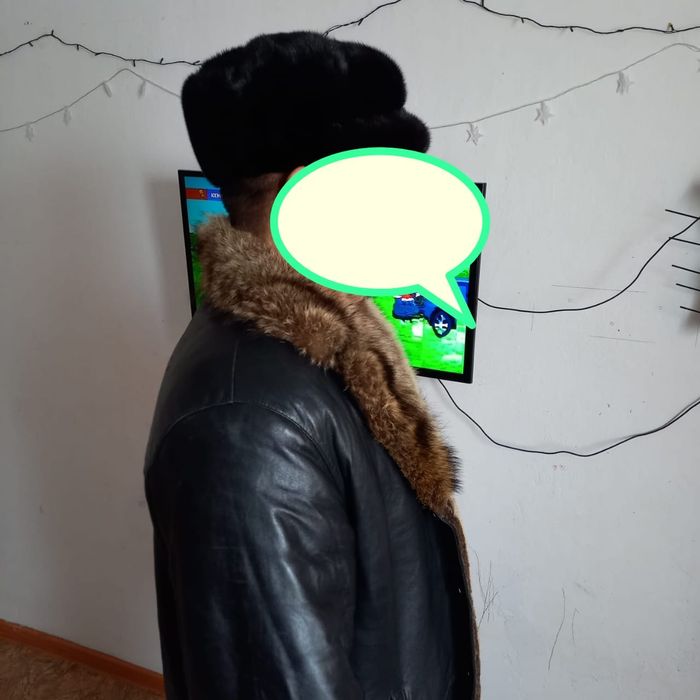 Дубленка муж. Коженная