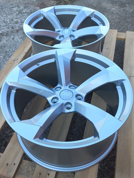20"Audi Ротор 27 9.0j et30 Silver Polish  A5 A6 A7 A8 Q3 Q5 Чисто Нови