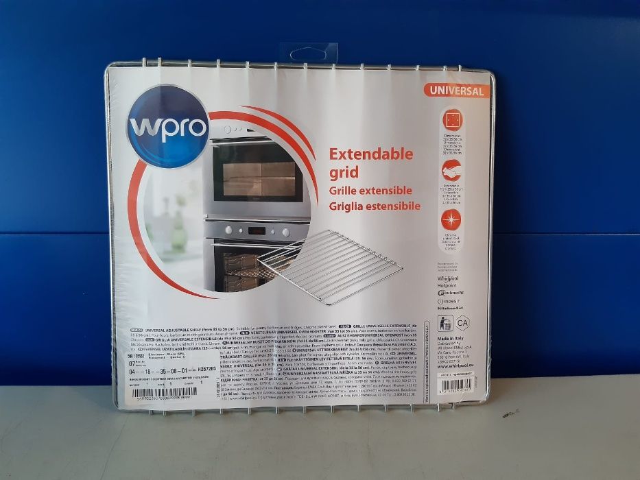 Gratar extensibil Wpro , dimensiuni reglabile intre 35-56 cm