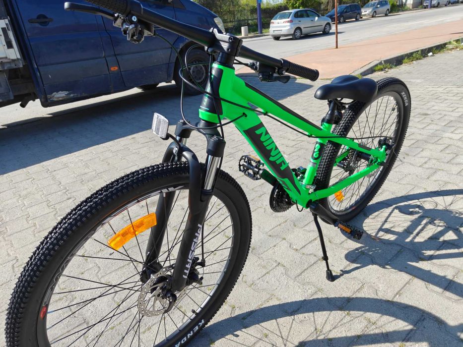 BG Алуминиев велосипед 26" NINJA зелен