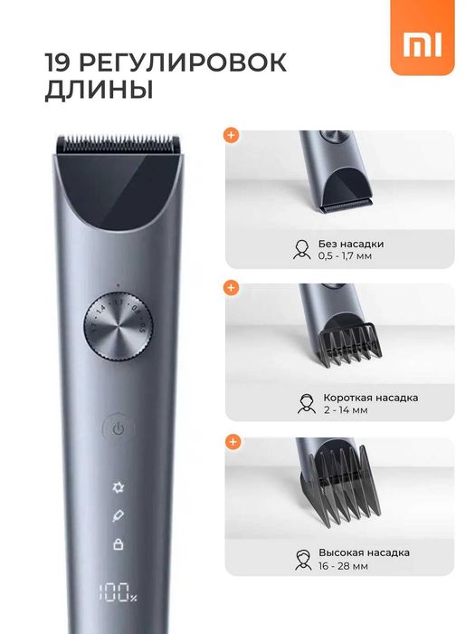 Машинка для стрижки волос Mijia Hair Clipper 2 профессиональная