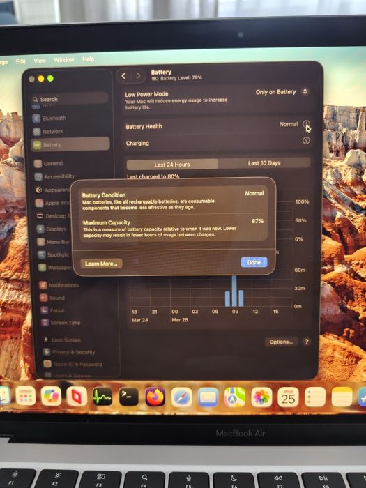 Macbook Air M1 8GB 256G impecabil