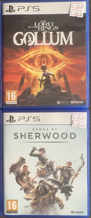 PS5, Playstation 5 игри  - 20€ ( 39.12 лв) The lord of the rings Gollum