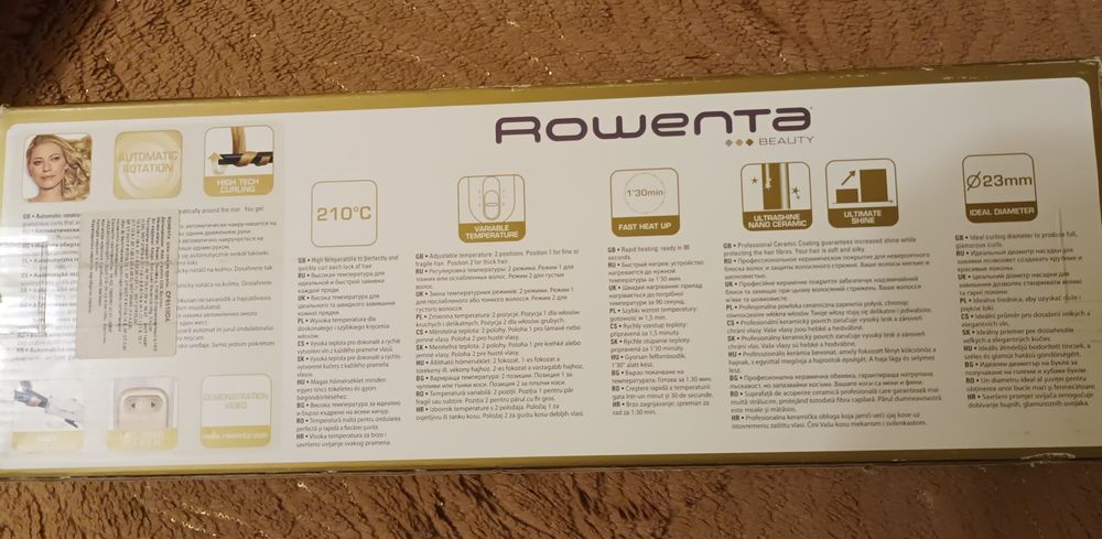 Плойка для завивки волос Rowenta Curl Activ
