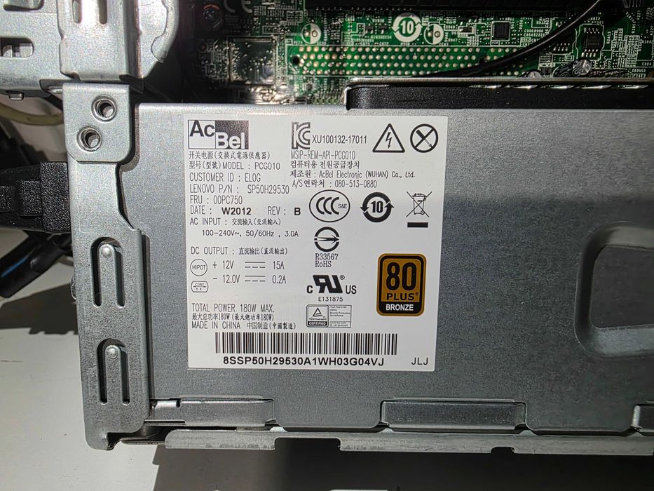 PC Lenovo M920s SFF Hexa Core i5-8500 16GB 256GB M.2 NVMe