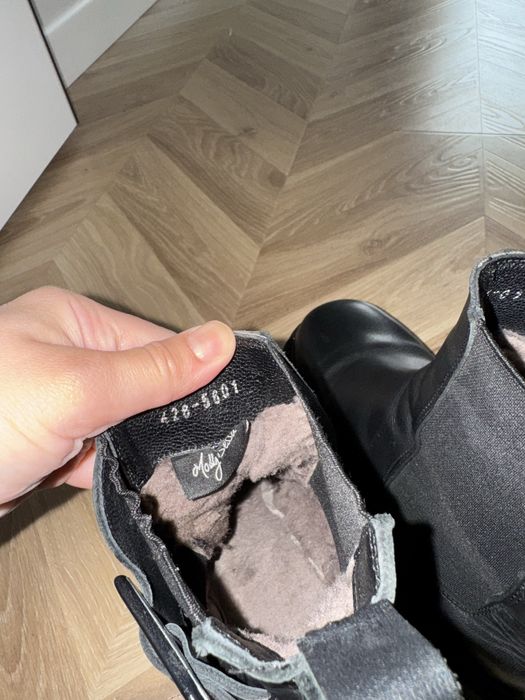 Ботинки кожаные зимние