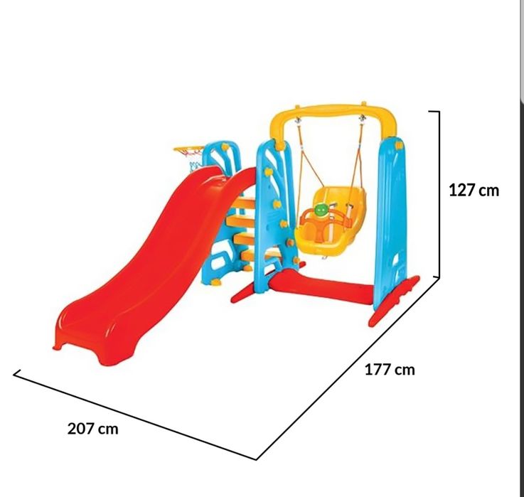 Пързалка с люлка Wavy 06141
