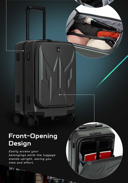 Bagaj Troller Acer Predator Carry-on Street-style Luggage 20-inch