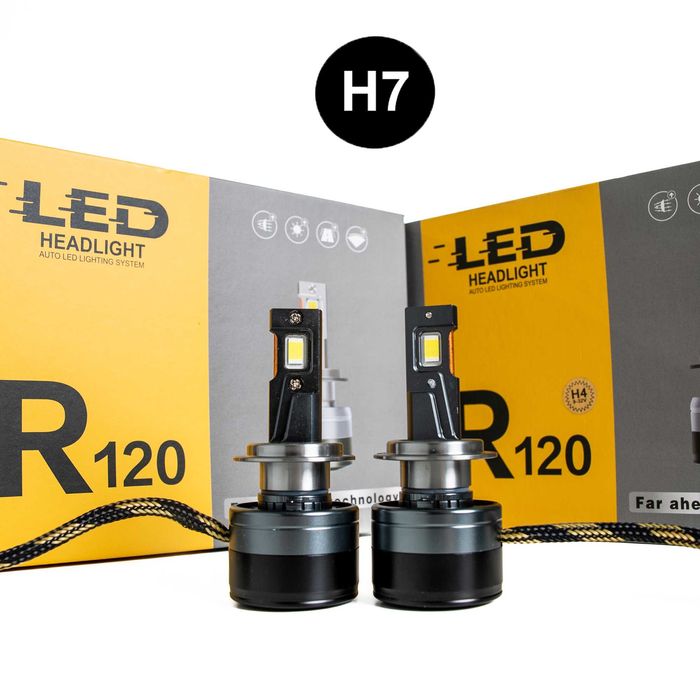 120W Комплект LED Крушки H1 H4 H7 H8 H9 H11 HB3 HB4