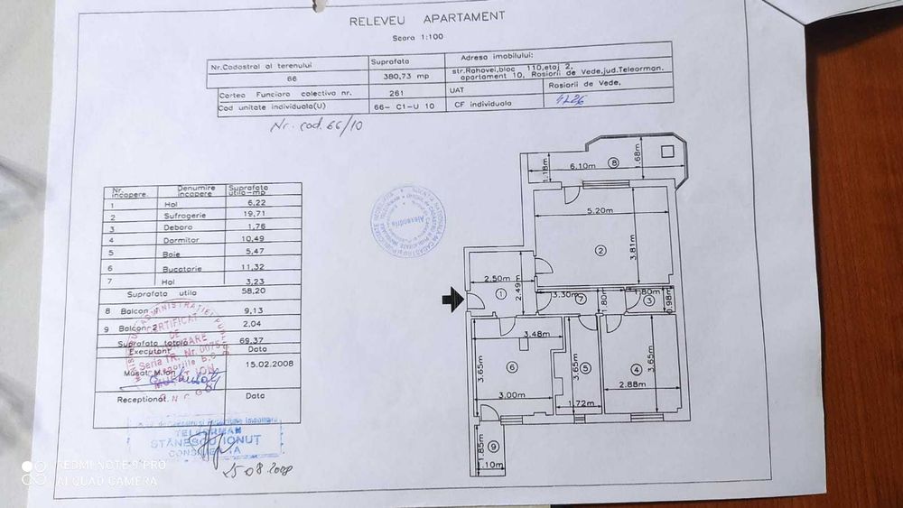 Apartament ultra-central, 2 camere, Rosiori de Vede