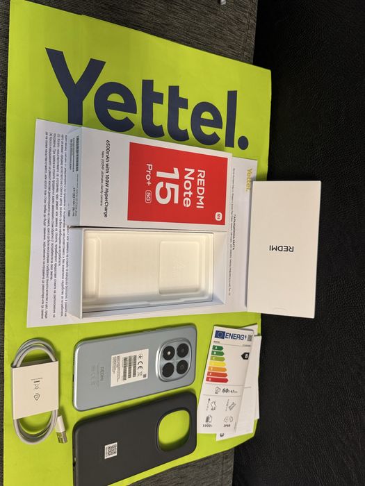 ЧИСТО НОВ 512GB Redmi Note 15 Pro Plus 5G Yettel Гаранция 2029 Blue