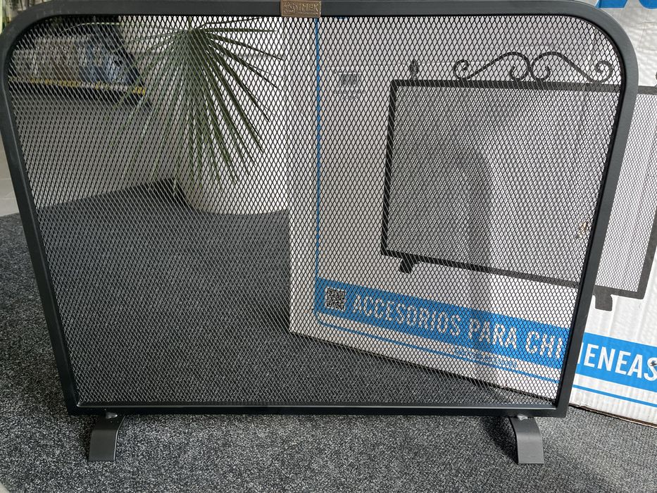 Gratar semineu Imex El Zorro 12201-N Trivet Single 68 x 43 cm Negru