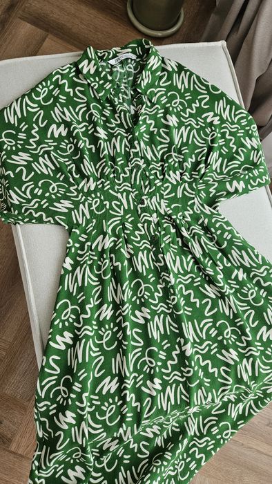ZARA Рокля 100% вискоза М размер