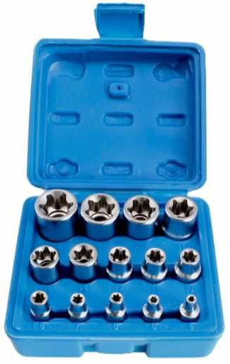 Комплект E-TORX вложки 14 броя - ASTA / SATRA S-P14ES