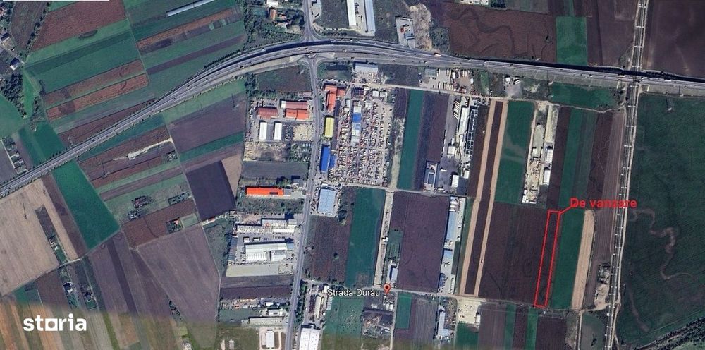 Teren intravilan industrial,str.Durau