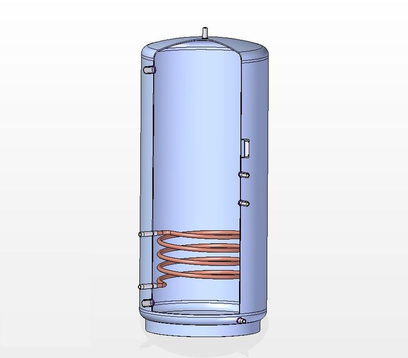 Centrala termica, cazan lemne cocs peleti, vas acumulare puffer boiler