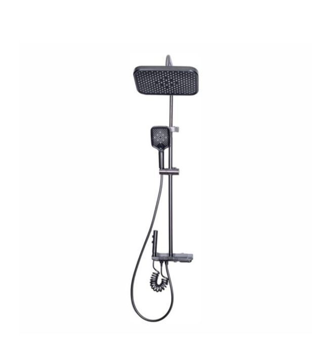 Coloana de dus, cu para fixa si para mobila, 4 functii, otel inoxidabi