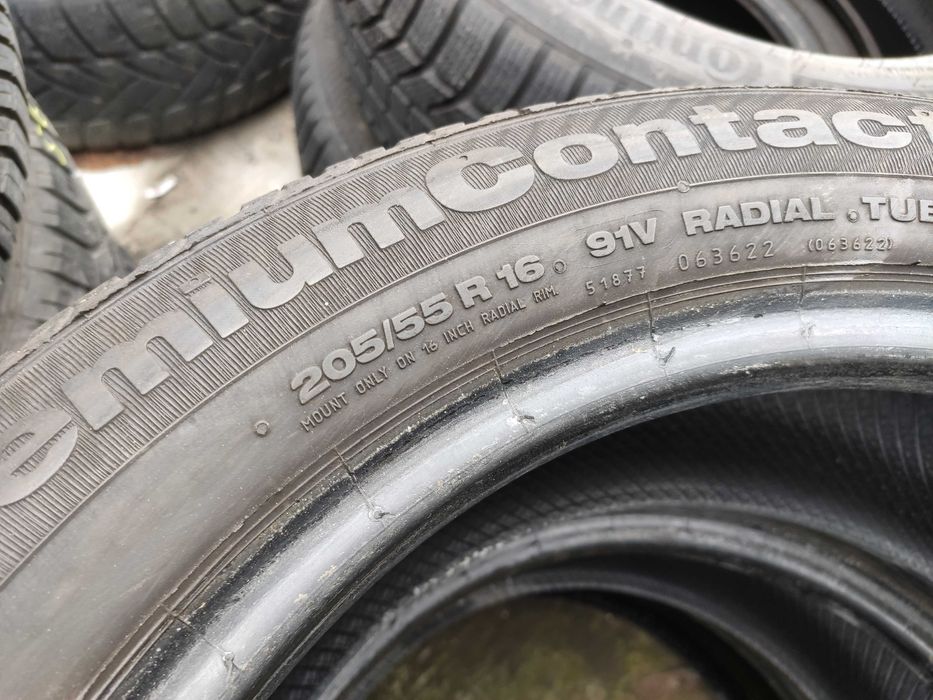 2бр Летни гуми 205 55 16 - Continental