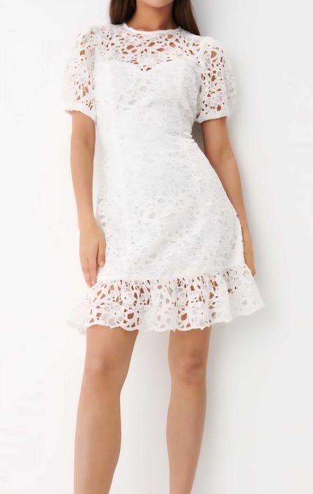 Рокля с плетена дантела марка Mohito размер 40 нова