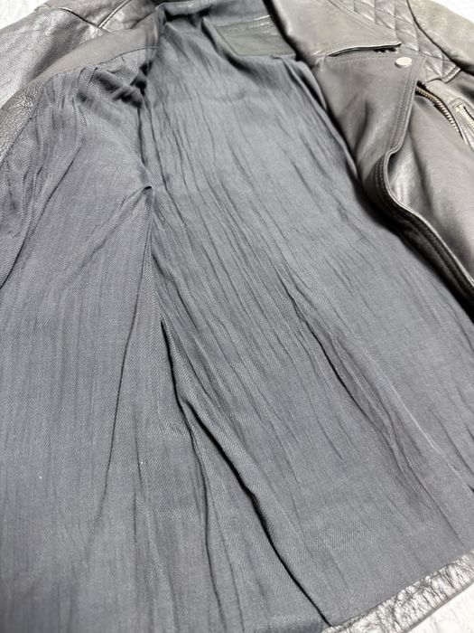 Geaca All Saints din piele naturala