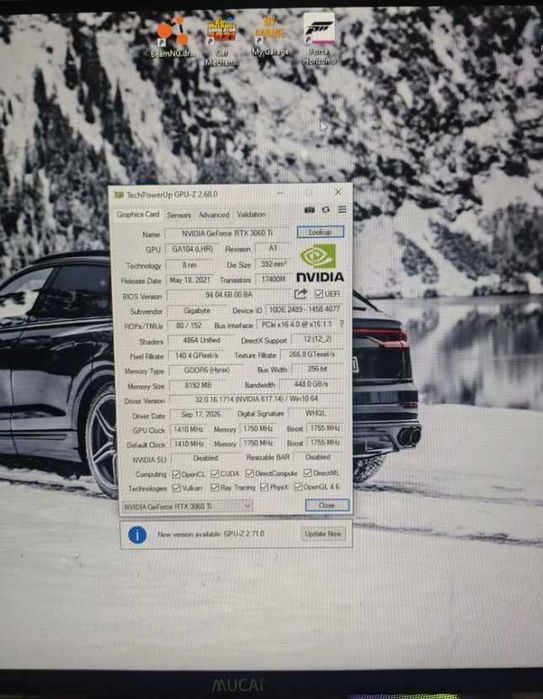 Видеокарта RTX 3060 Ti