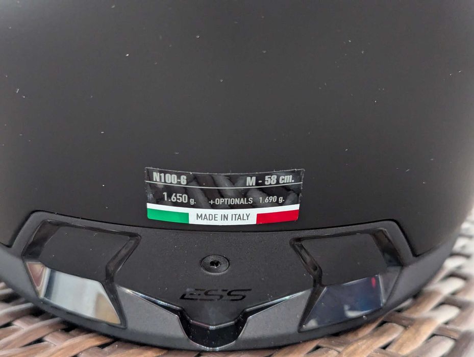 Casca moto Nolan N100-6 N-Com, marime M - Flip-up, ochelari de soare