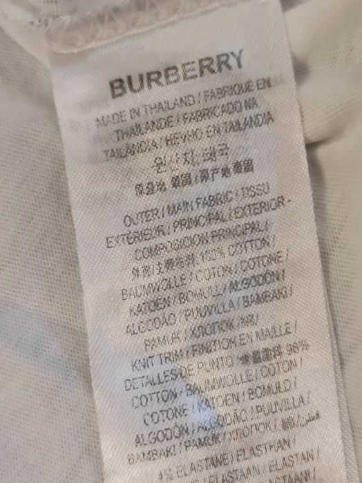 Tricou Burberry - London White