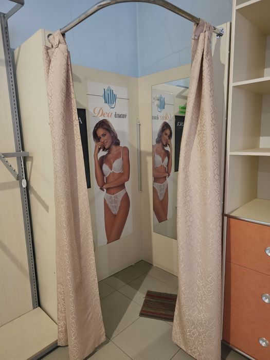 Примерочная угловая из ДВП