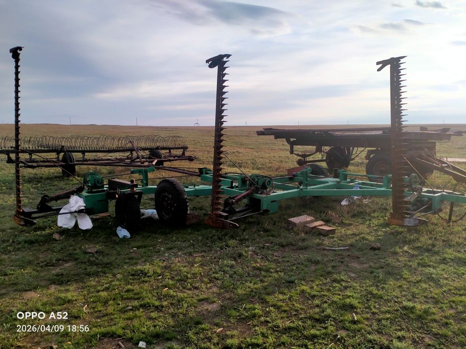 МТЗ 80 үш орақты сенокос