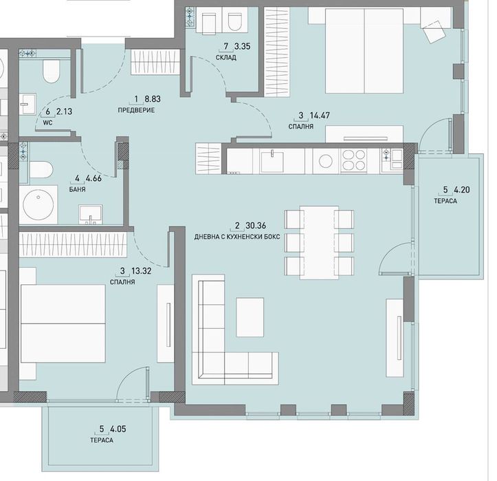 Тристаен апартамент - сигурна инвестиция в ж.к. Малинова долина!