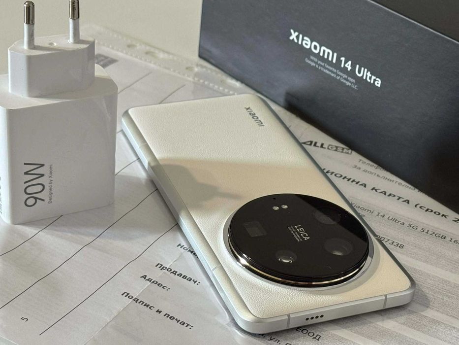 Бартер! Гаранция! Xiaomi 14 Ultra 512/16GB White (Бял)