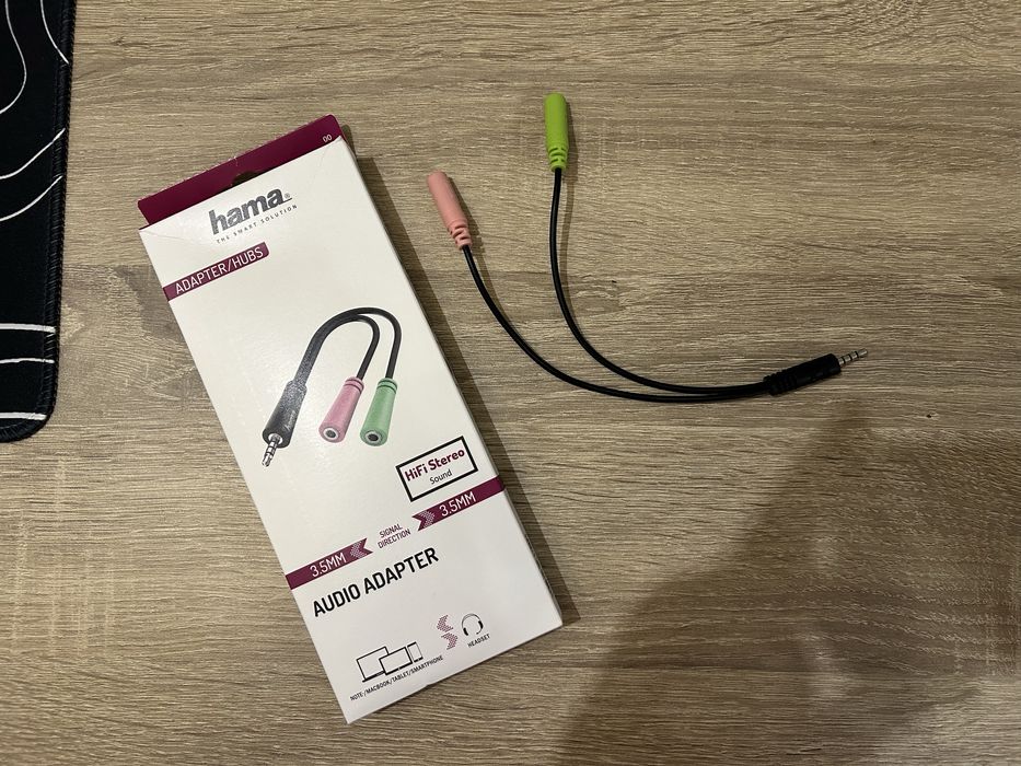 Гейминг слушалки Fury Wildcat с Адаптер