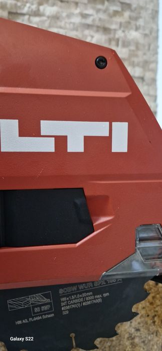 Hilti circular cu plonjare